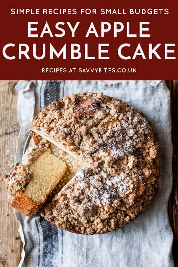 Apple Coffee Cake with Cinnamon Streusel Topping - Fed & Fit