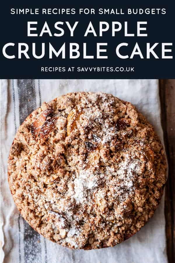 Make the Perfect Apple Crumble Cake - Savvy Bites