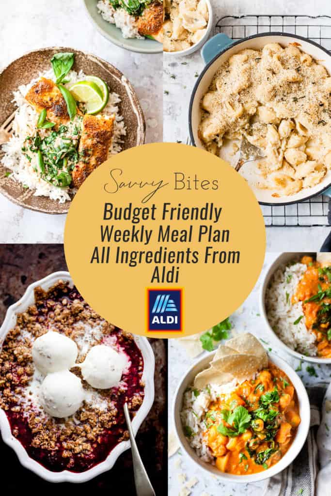 A budget friendly Aldi meal plan.