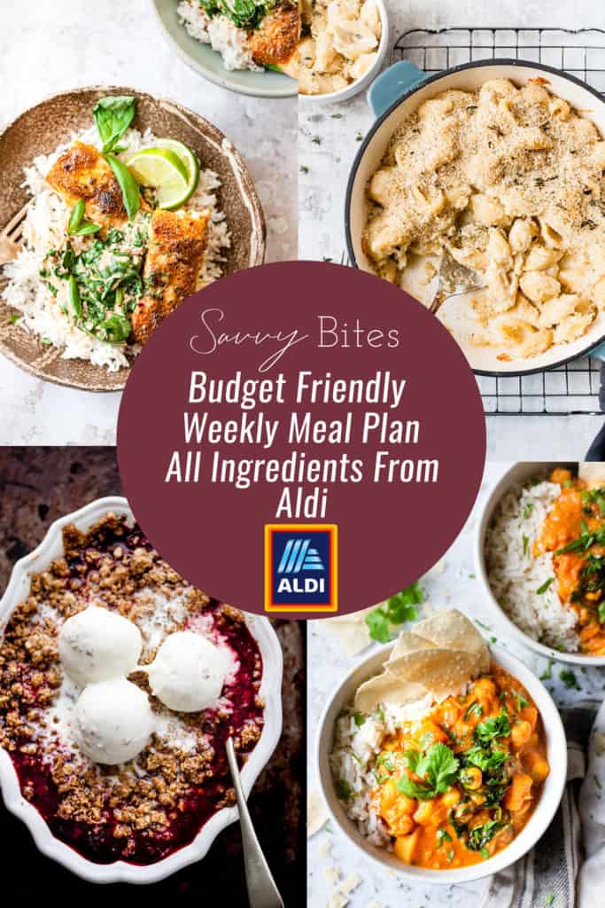 Budget friendly Aldi meal plan