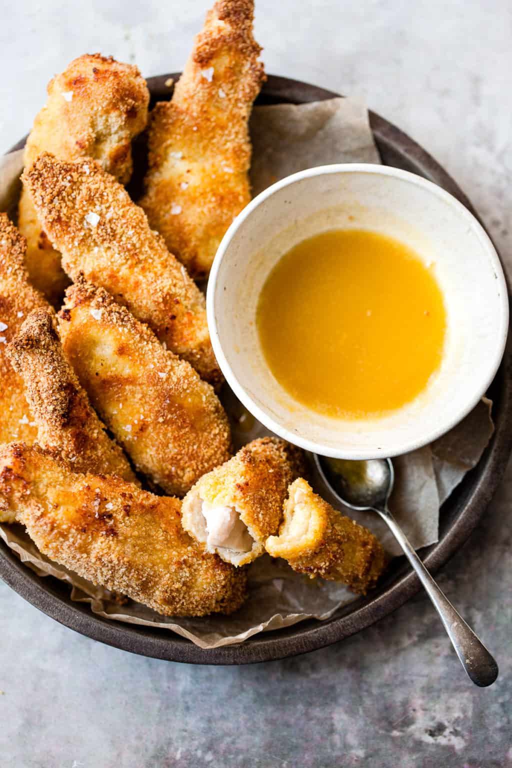 Crispy Oven Baked Chicken Goujons Savvy Bites