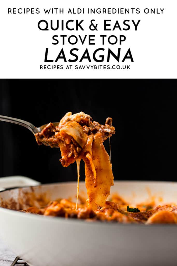 easy lasagna one pan stove top