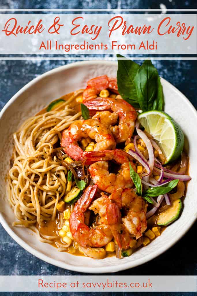 Quick and Easy Prawn Curry (Aldi Ingredients) Savvy Bites