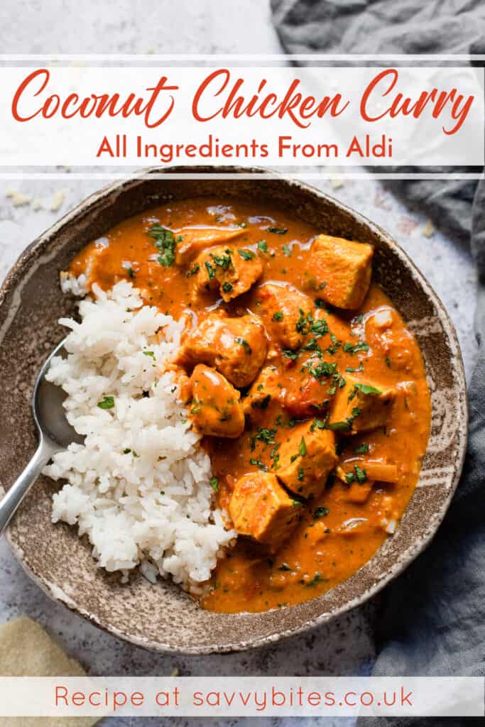 Easy One Pot Creamy Coconut Chicken Curry - Savvy Bites