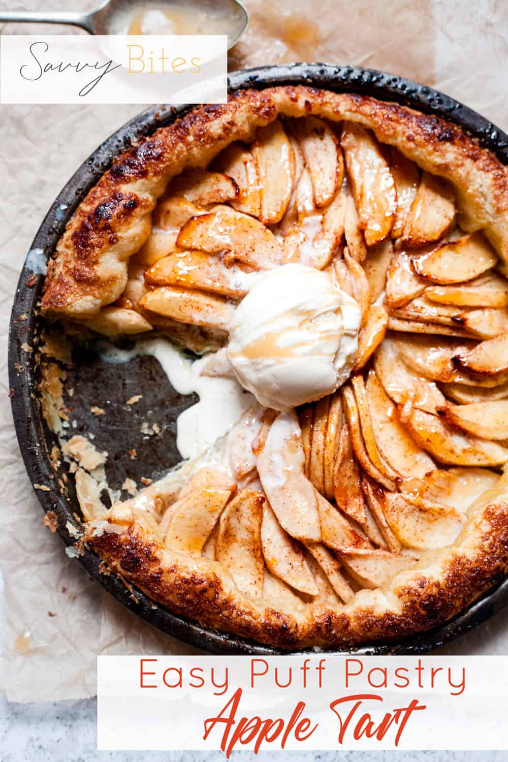 Puff Pastry Apple Tart (Aldi Ingredients only!) Savvy Bites