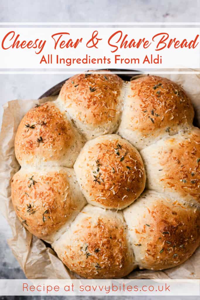 Tear and share bread Aldi ingredients.