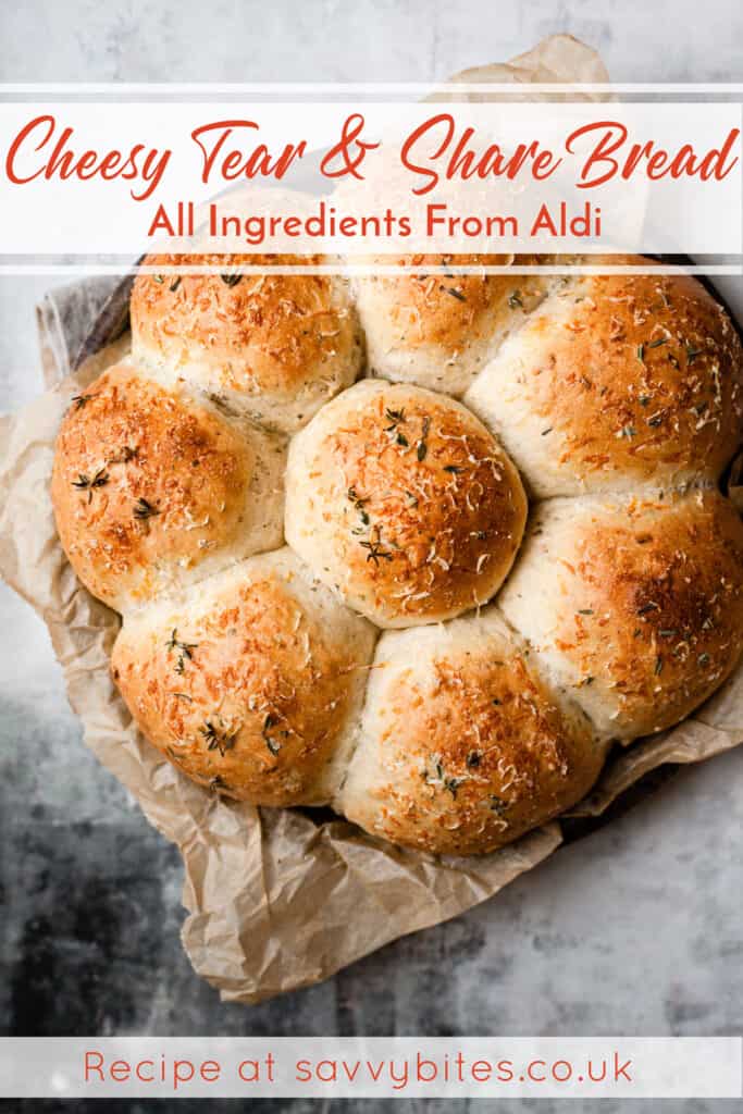 Tear and share bread Aldi ingredients.