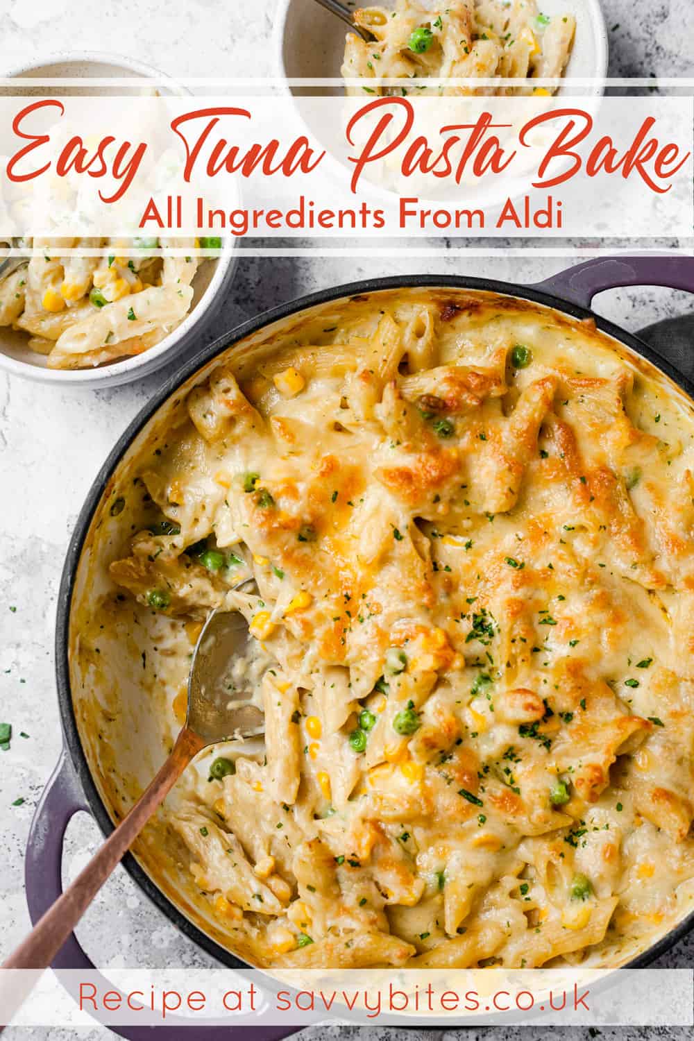 Creamy Tuna Pasta Bake (Aldi Ingredients Only) Savvy Bites