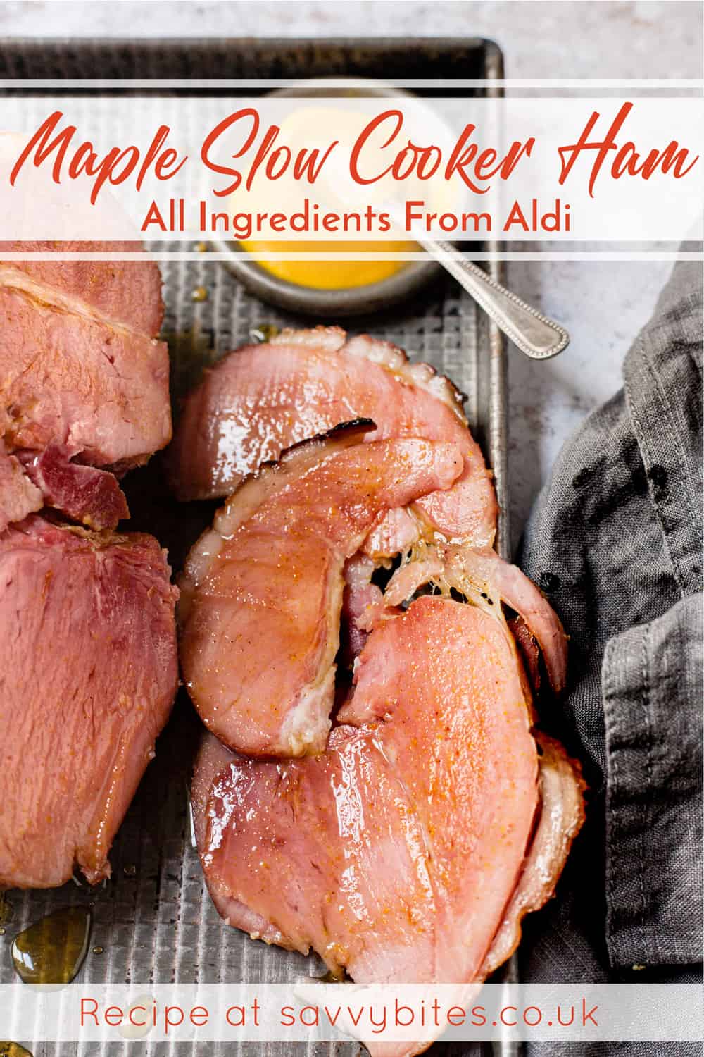 Slow Cooker Gammon (Maple Glazed) Aldi Ingredients Only Savvy Bites