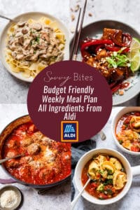 7 Day Aldi Budget Meal Plan (Nov. 23-29) - Savvy Bites