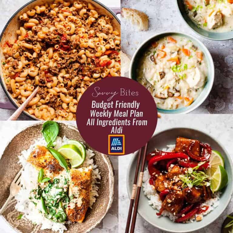 Aldi Budget Meal Plan