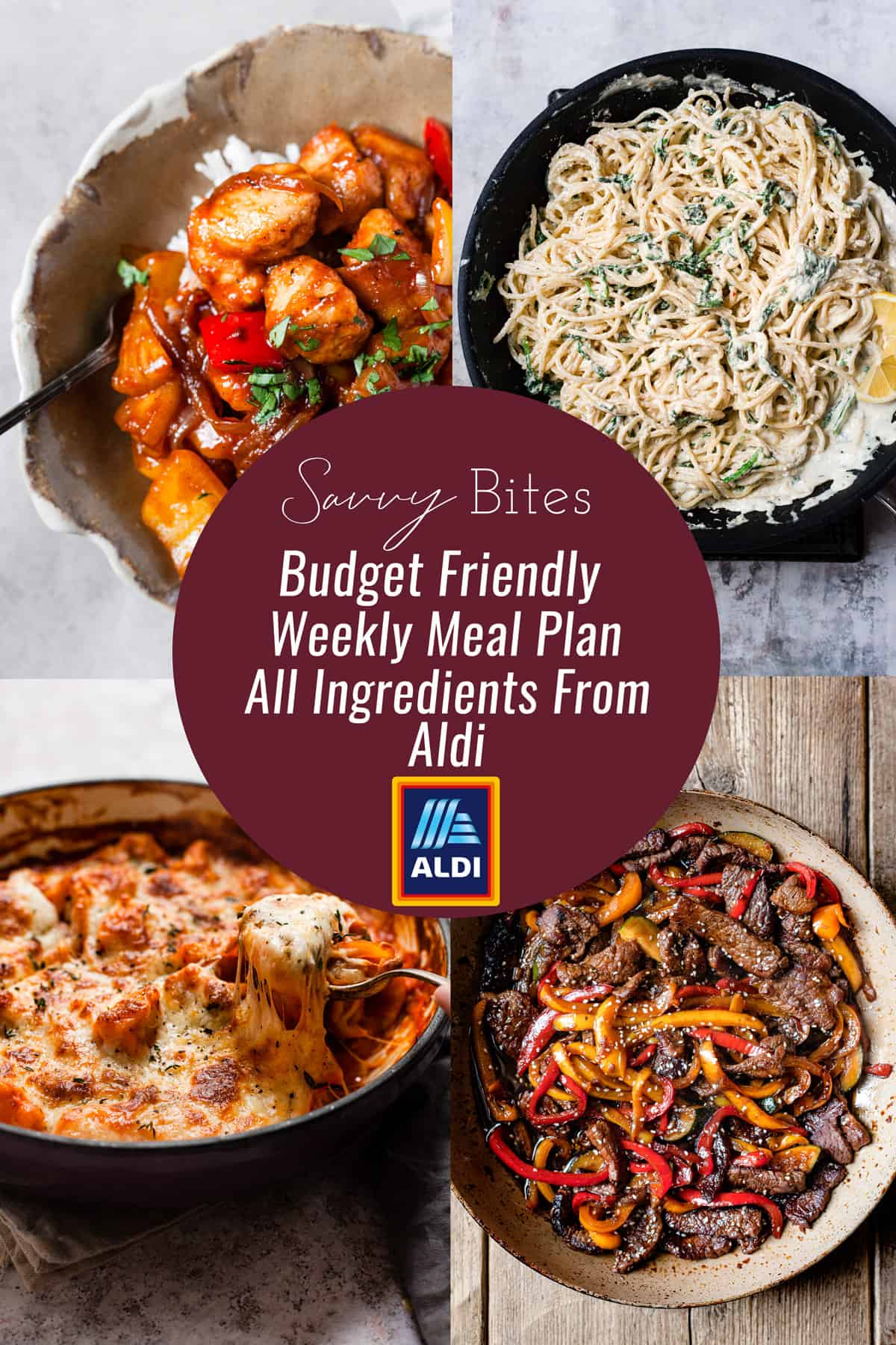 Aldi budget meal plan recipes