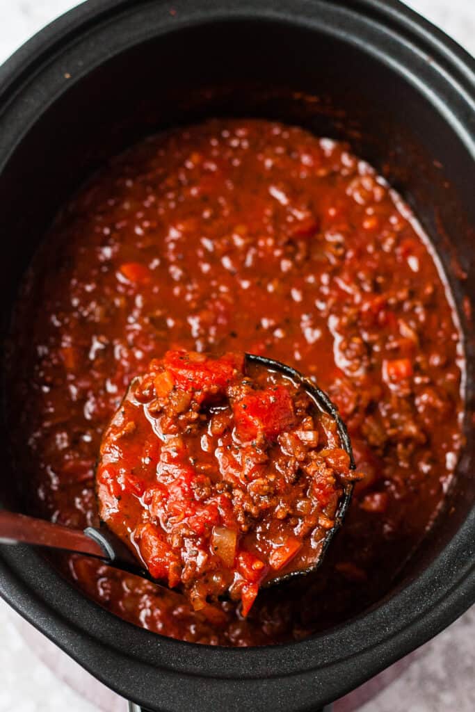 The BEST Slow Cooker Bolognese - Savvy Bites