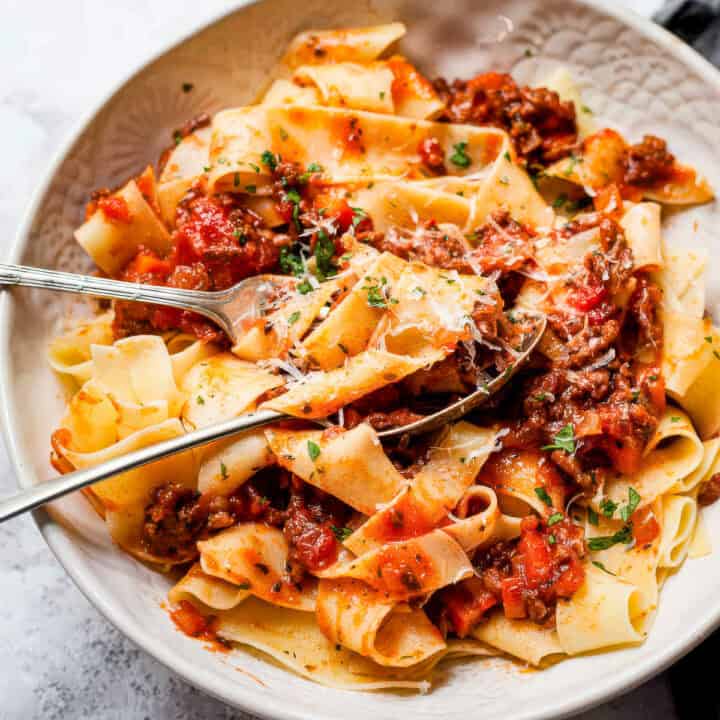 The BEST Slow Cooker Bolognese - Savvy Bites