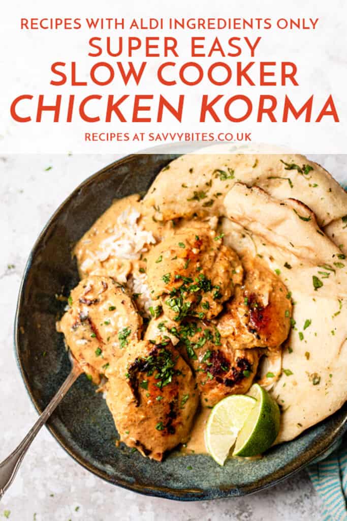 Slow Cooker Chicken Korma (Aldi Ingredients Only) Savvy Bites