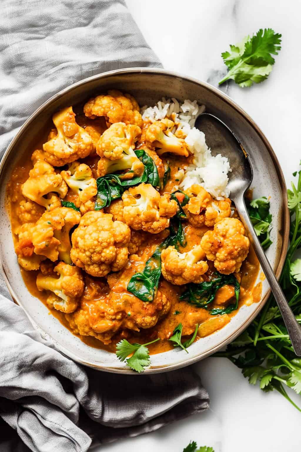 Easy One Pot Cauliflower Curry - Savvy Bites