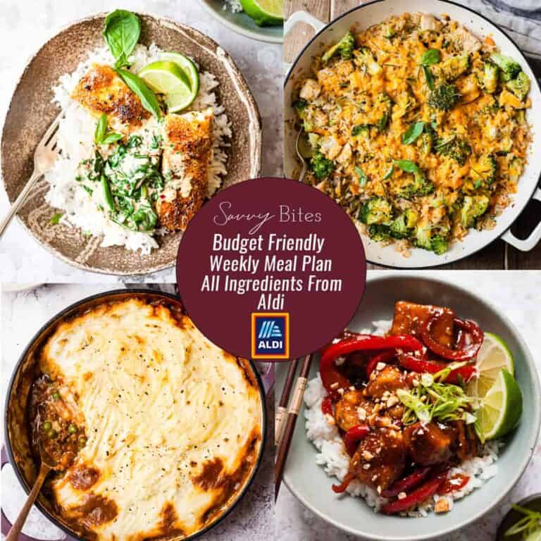 7 Day Aldi Budget Meal Plan (Jan. 11-17)
