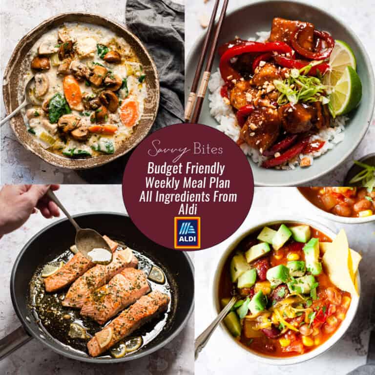 7 Day Aldi Budget Meal Plan (Feb. 1-Feb.7)