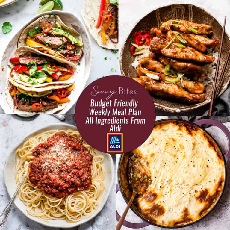 7 Day Aldi Budget Meal Plan (March 15-21)