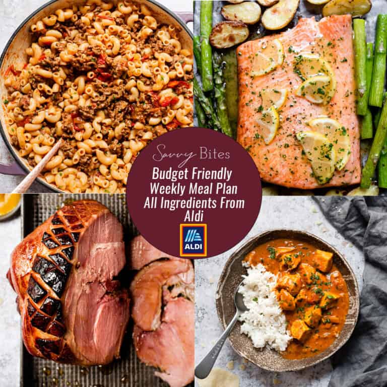 7 Day Aldi Budget Meal Plan March 29-April 4