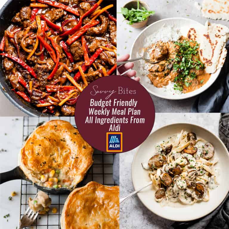 Aldi Budget Meal Plan April 5-11