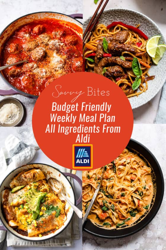 Aldi Budget Meal Plan June 14-20 - Savvy Bites