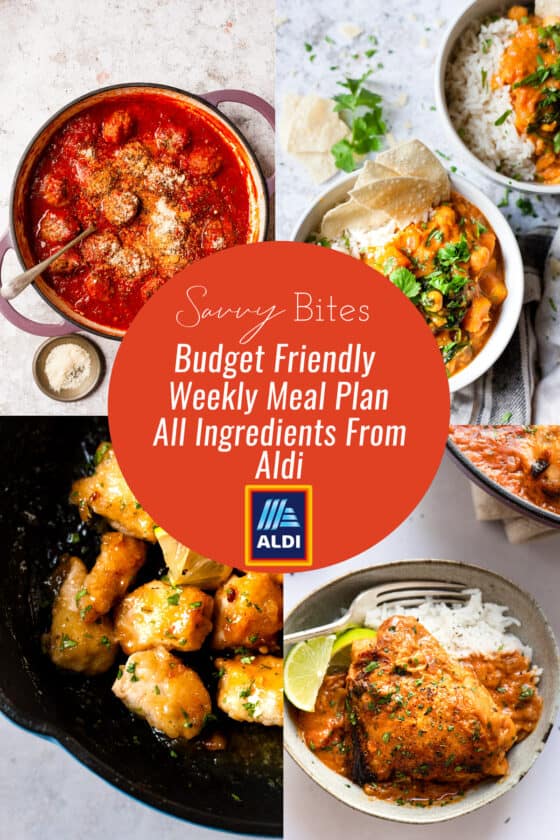 Aldi Budget Meal Plan August 30 - Savvy Bites