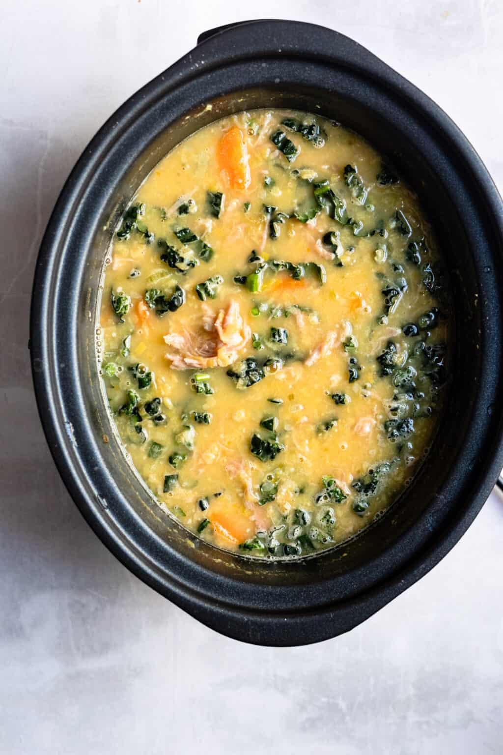 The BEST Easy Slow Cooker Ham and Lentil Soup Savvy Bites