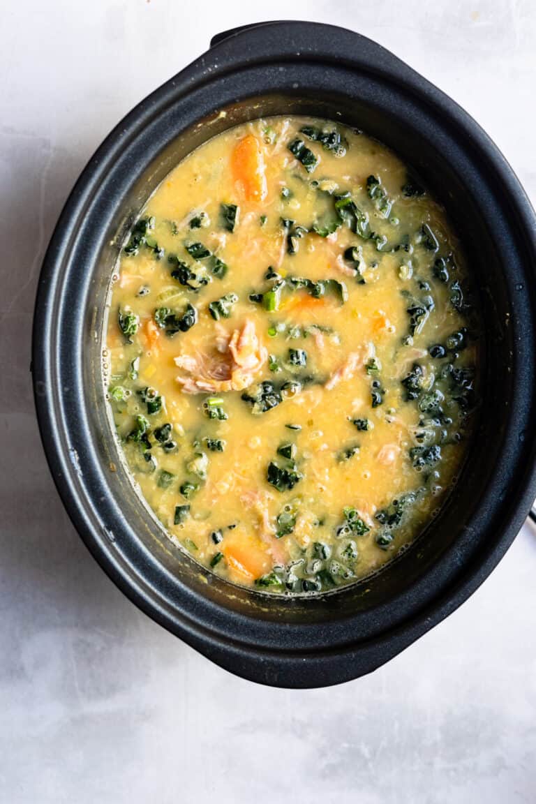 The BEST Easy Slow Cooker Ham and Lentil Soup Savvy Bites