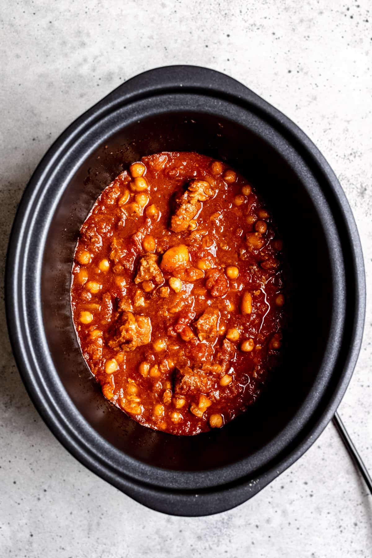 lamb tagine in the slow cooker/crockpot