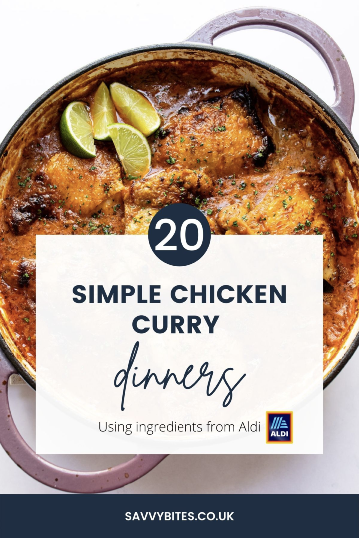 easy chicken curry recipes for dinner. All ingredients from Aldi. 