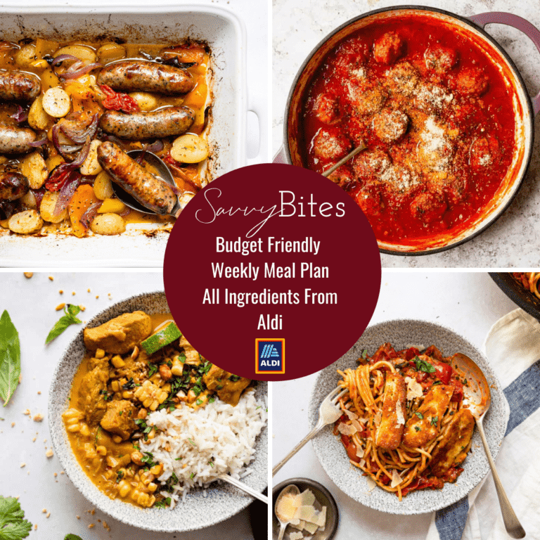 Family-friendly budget meal plan.
