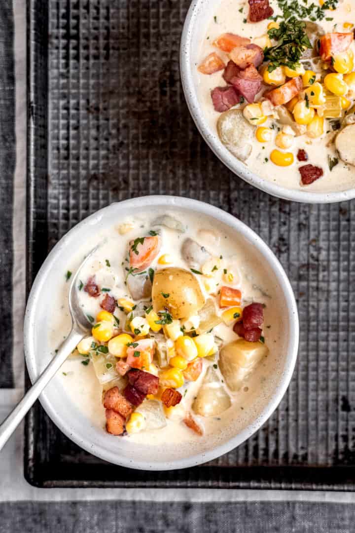 The Best Corn Chowder Gluten Free Savvy Bites