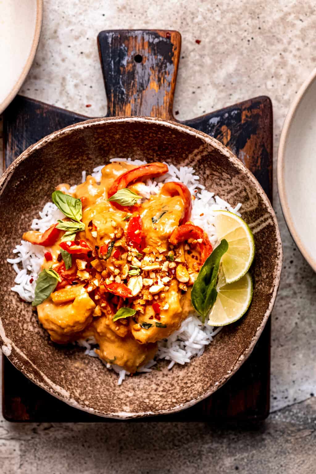 Really Easy 30Minute Spicy Peanut Butter Chicken Savvy Bites