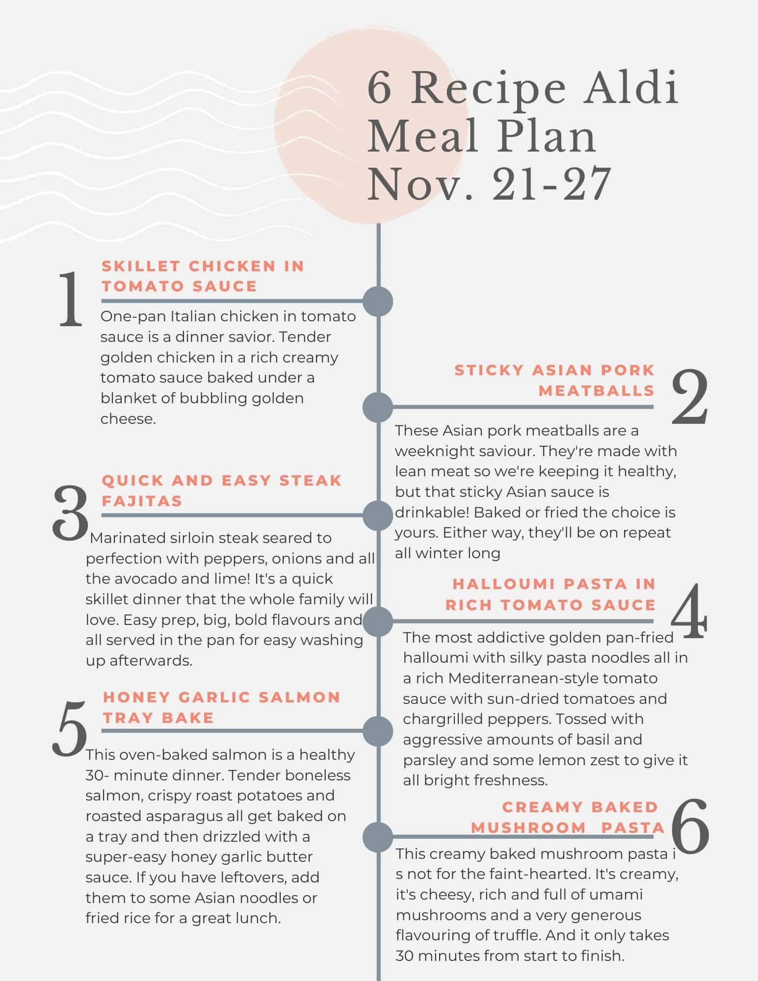 Cheap, easy and healthy budget meal plan for families.