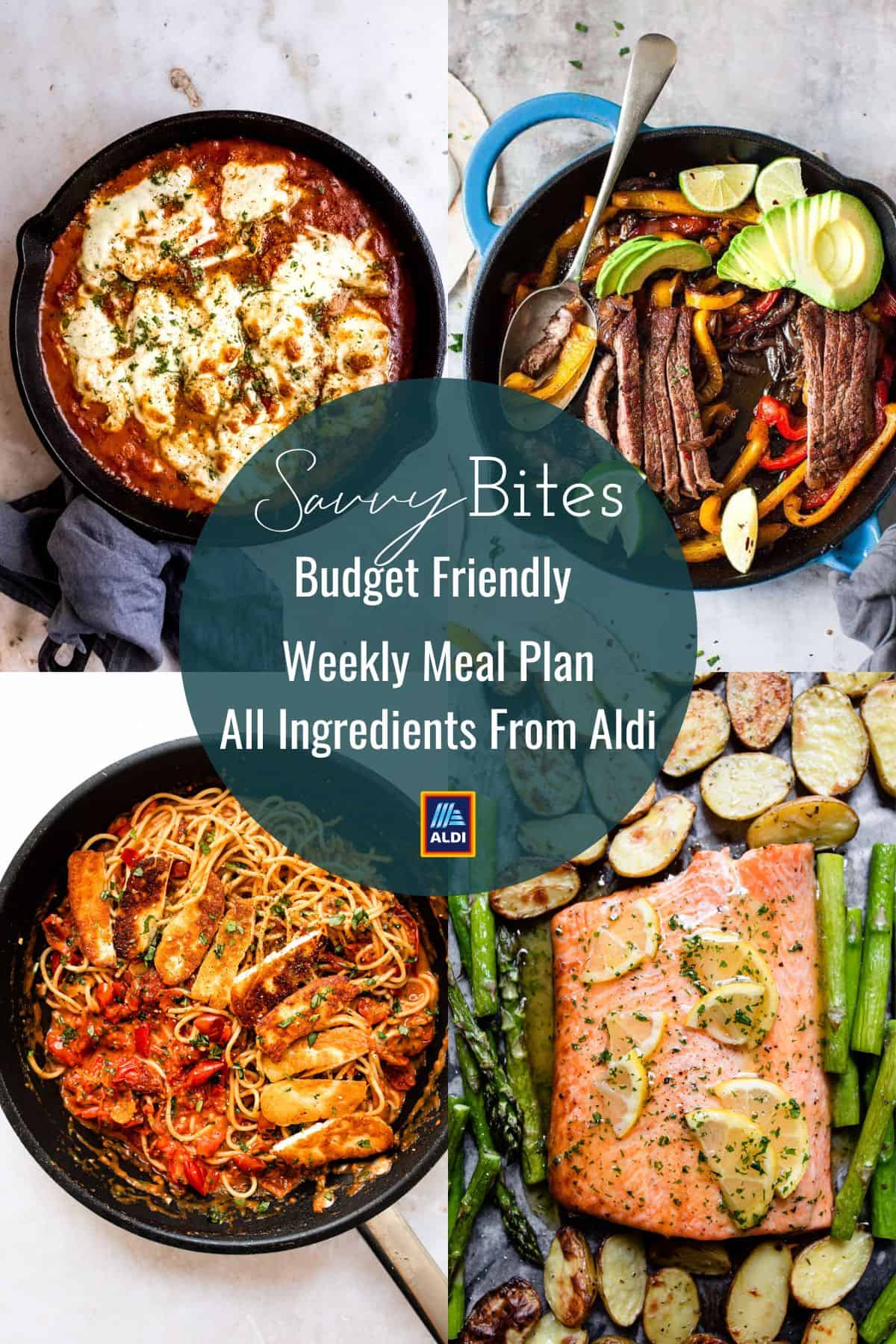 Budget family meal plan photo.