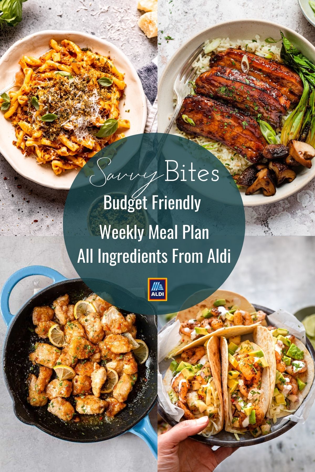 Budget weekly meal plan for families.