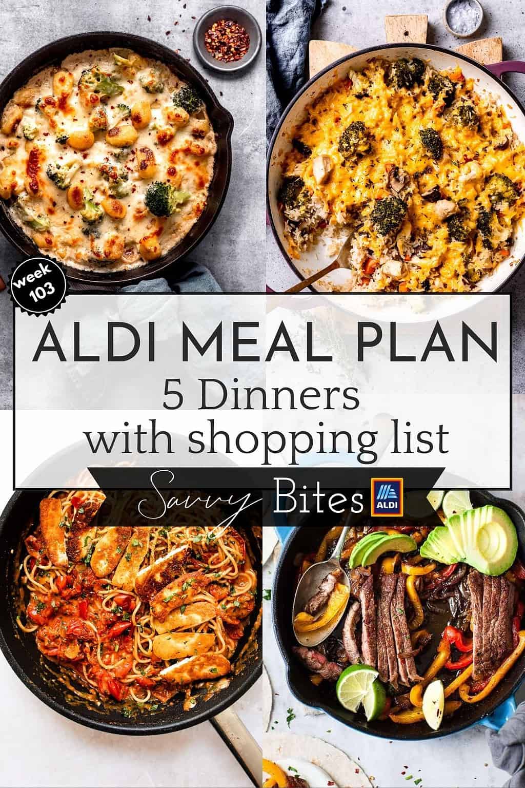 Weekly Budget Family Meal Plan 103- Easy Recipes - Savvy Bites