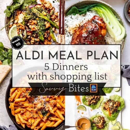 Weekly Budget Meal Plan 118 - Savvy Bites