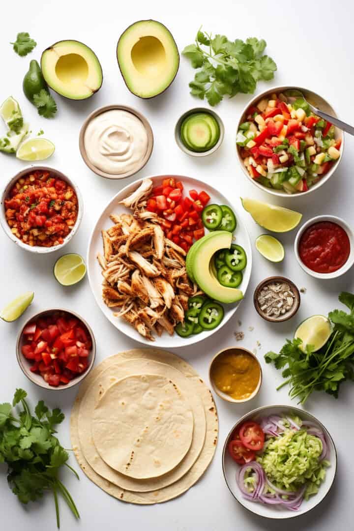 The Best Pulled Chicken Tacos - Savvy Bites