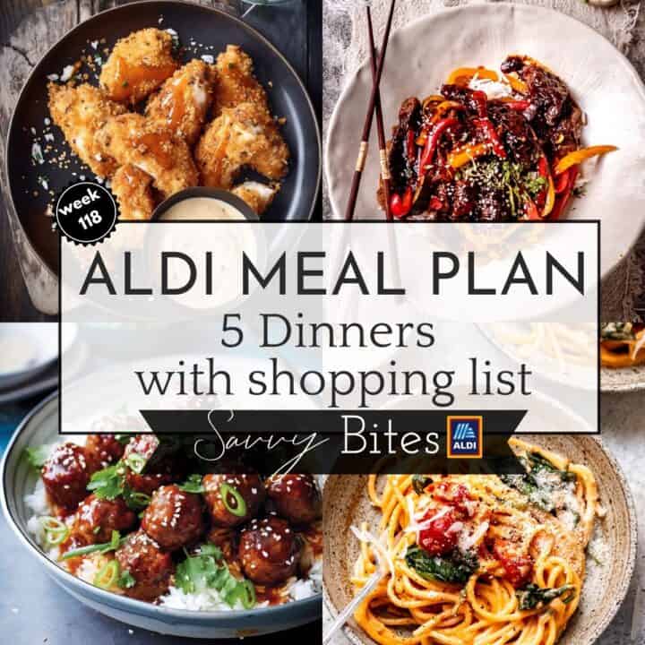 Budget Meal Plan with Free Shopping List- Week 91 - Savvy Bites