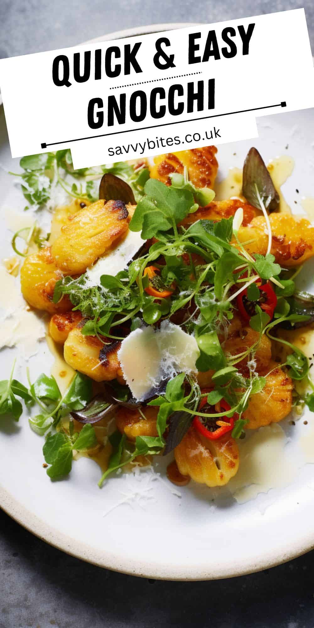 Easy Crispy Pan Fried Gnocchi - Savvy Bites