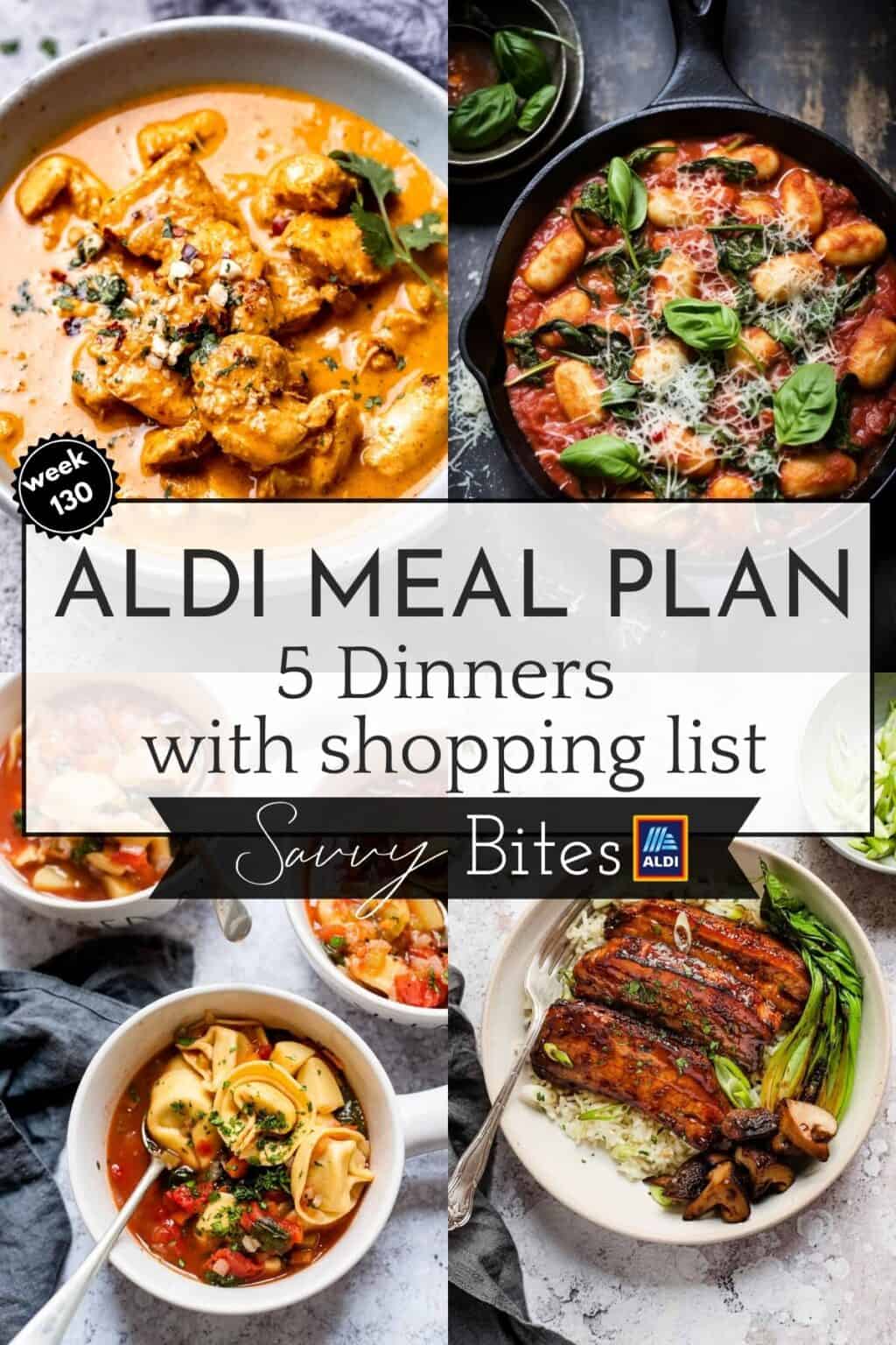 Budget Family Meal Plan 130 - Savvy Bites