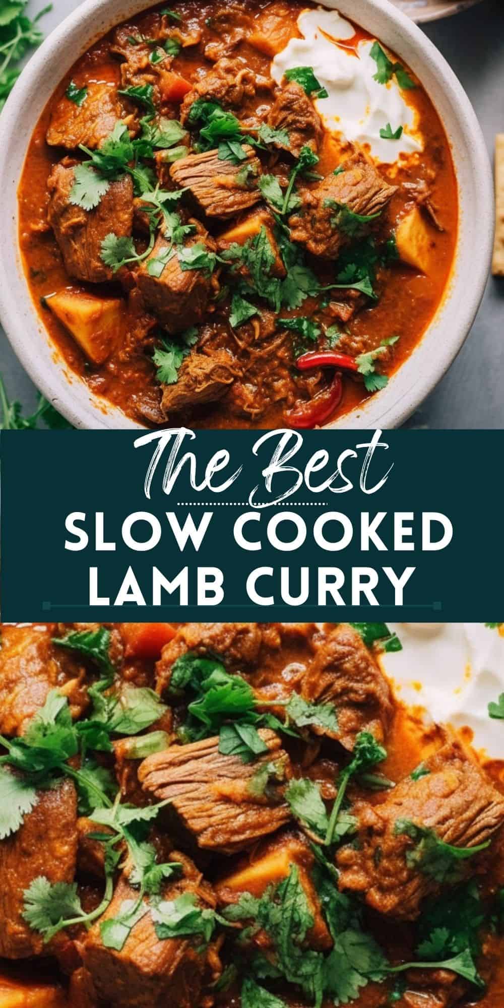 Easy Slow Cooked Indian Lamb Curry-Rogan Josh Recipe - Savvy Bites