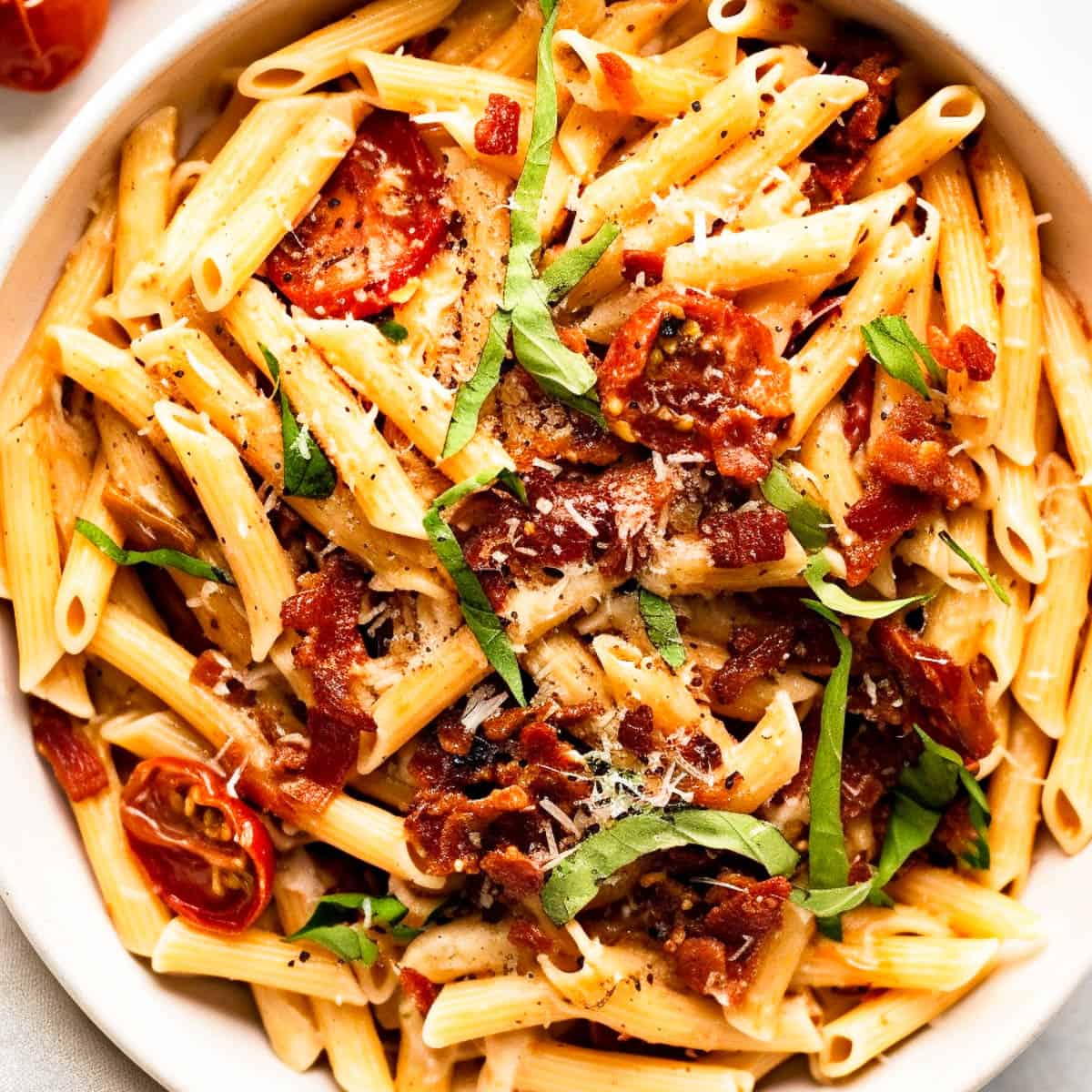 Easy One Pot SunDried Tomato Pasta Savvy Bites