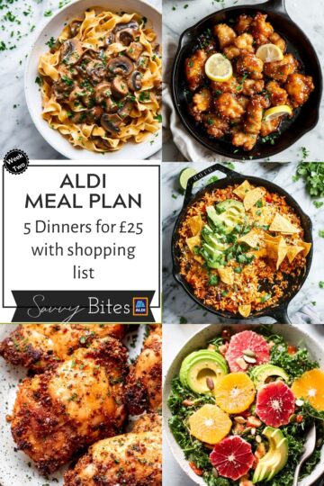 Aldi Budget £25 Meal Plan: Week 2 - Savvy Bites