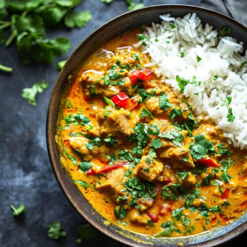 Quick and Easy Indian Pork Curry in Coconut Sauce - Savvy Bites