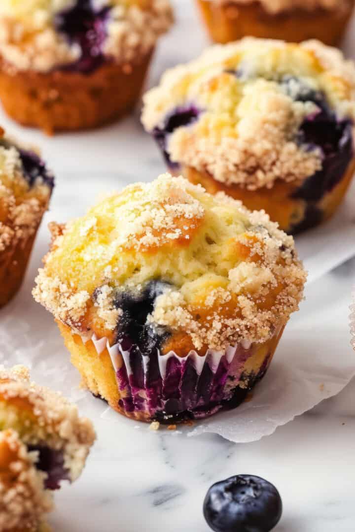 Ultimate Moist & Flavorful Blueberry Muffins - Savvy Bites