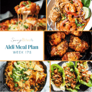Meal plan photo collage.