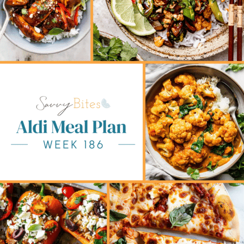 Meal plan 186 photo collage.